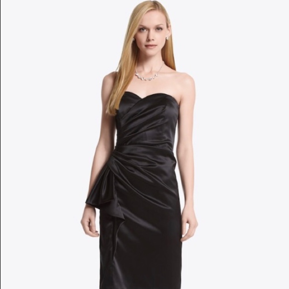 NWT White House Black Market Satin Cocktail Dress